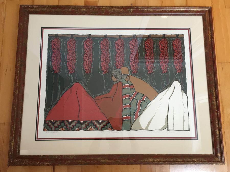 Amado Pena Hand Signed Limited Edition Print Serigraph 65/65 Nicely Framed Estimate $2,000 [Photo 1]