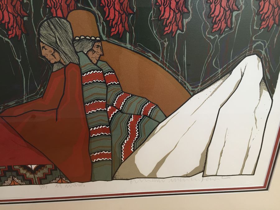 Amado Pena Hand Signed Limited Edition Print Serigraph 65/65 Nicely Framed Estimate $2,000 [Photo 5]