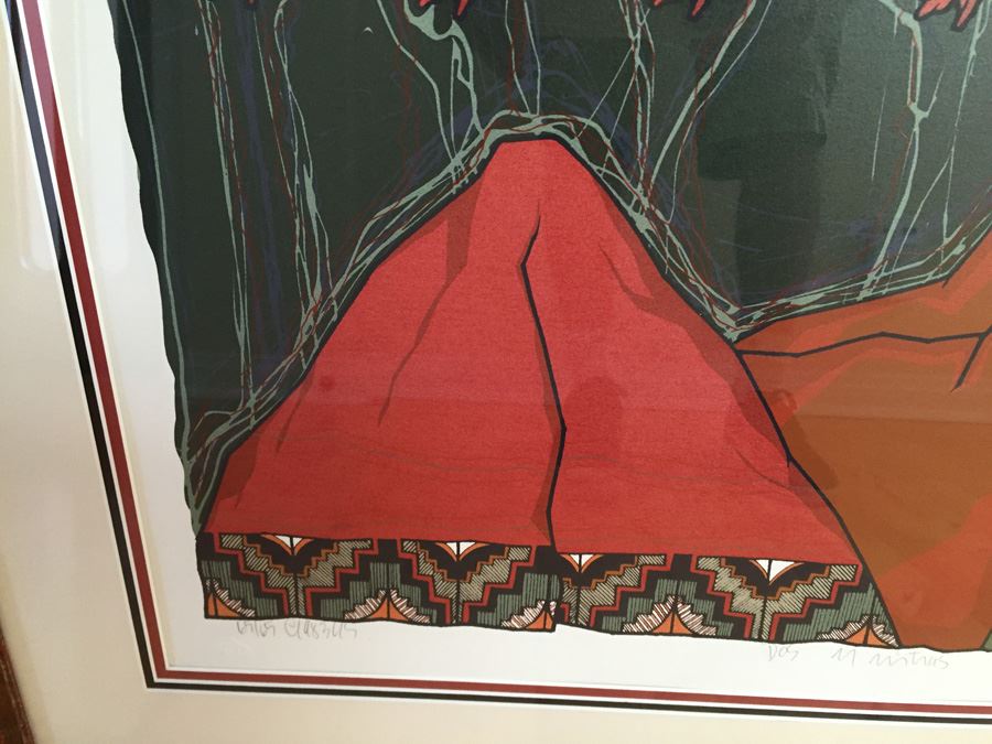 Amado Pena Hand Signed Limited Edition Print Serigraph 65/65 Nicely Framed Estimate $2,000 [Photo 7]