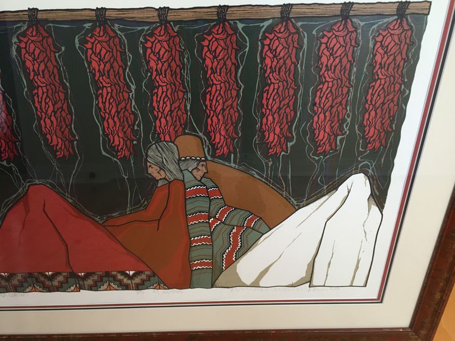 Amado Pena Hand Signed Limited Edition Print Serigraph 65/65 Nicely Framed Estimate $2,000 [Photo 4]