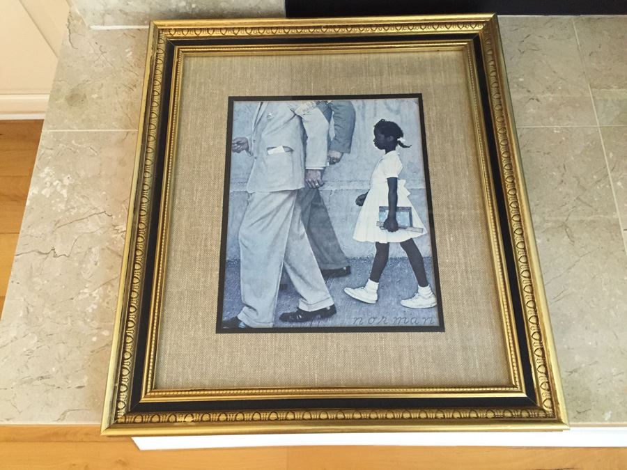 Framed Norman Rockwell Print [Photo 1]
