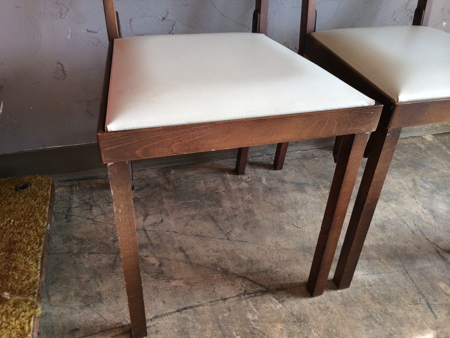 Mid-Century Folding Chairs with Cane Back [Photo 5]