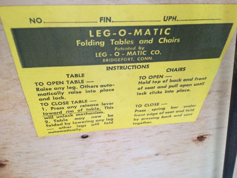 Mid-Century Folding Chairs with Cane Back [Photo 8]