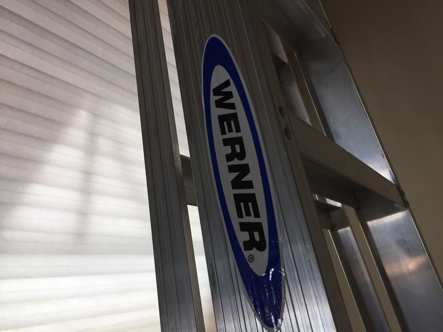 Werner Aluminum Ladder Model 310 10 Foot Like New Retails $200+ [Photo 7]