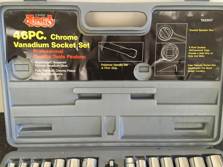 46 Piece Socket Set Tools [Photo 3]