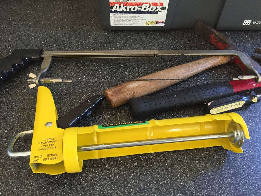 Akro-Mils Lifetime Warranty Toolbox Filled With Tools  [Photo 4]