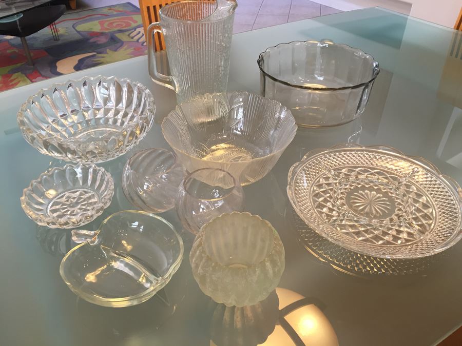 Glassware And Crystal Lot [Photo 1]