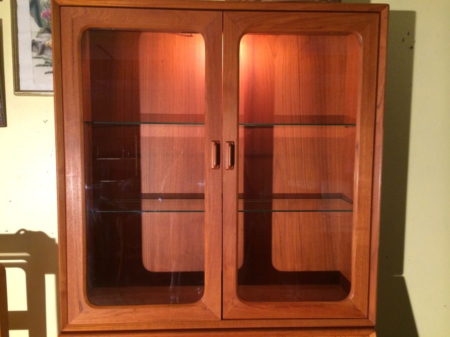 Danish Teak China Cabinet / Secretary [Photo 2]