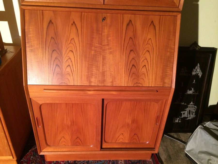 Danish Teak China Cabinet / Secretary [Photo 3]