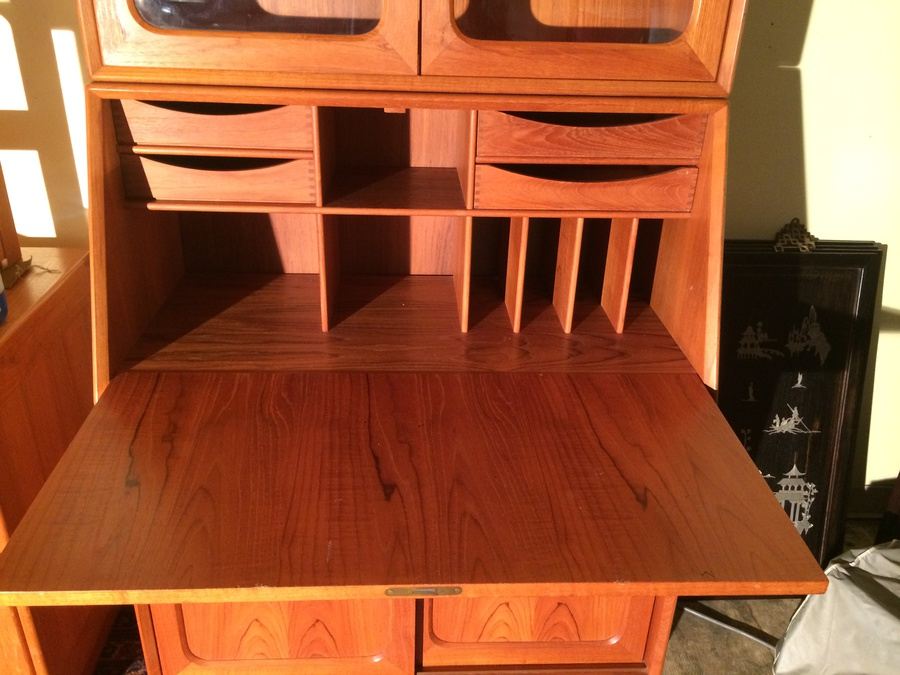 Danish Teak China Cabinet / Secretary [Photo 5]