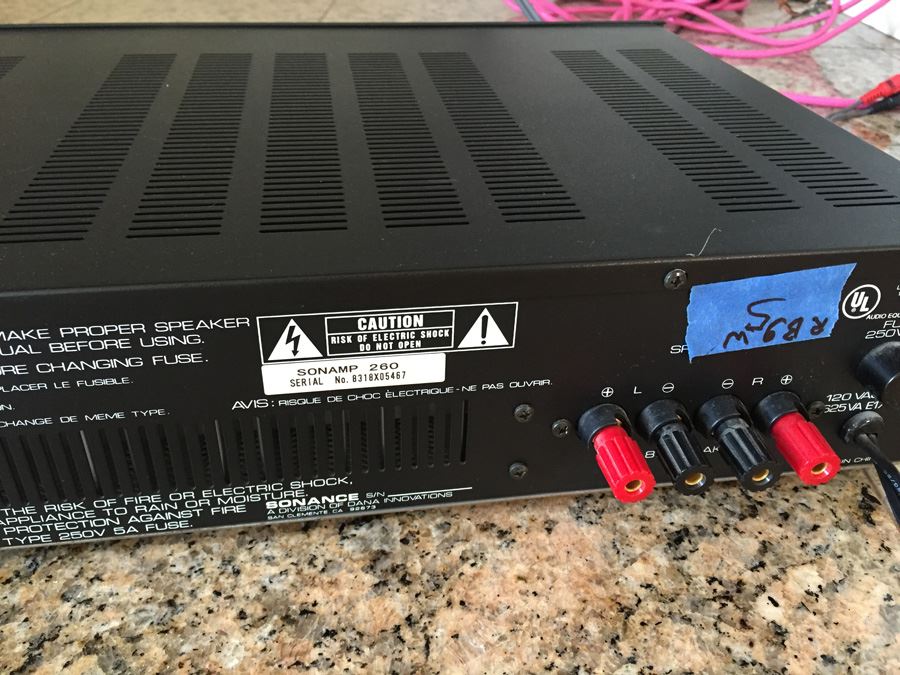 Sonance SONAMP 260 Power Amplifier [Photo 3]