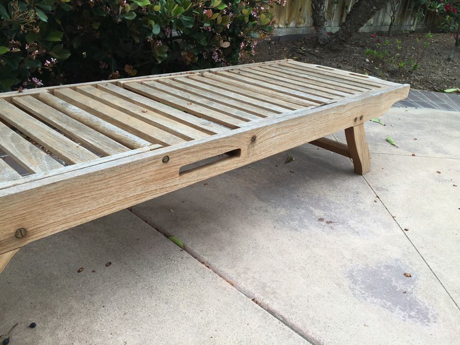 Teak Chaise Lounger [Photo 3]