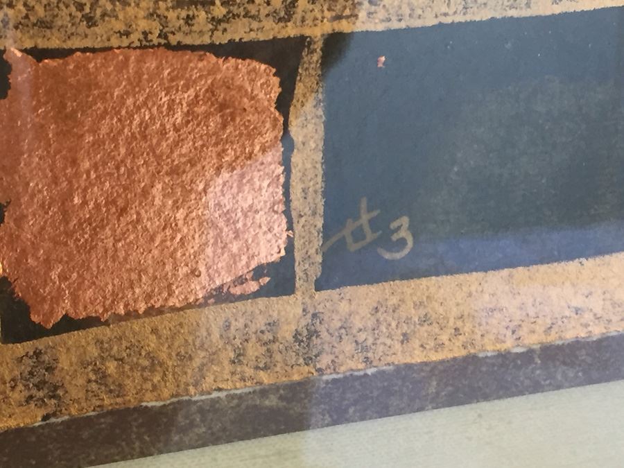 Framed Pair Of Geometric Signed Artwork [Photo 5]