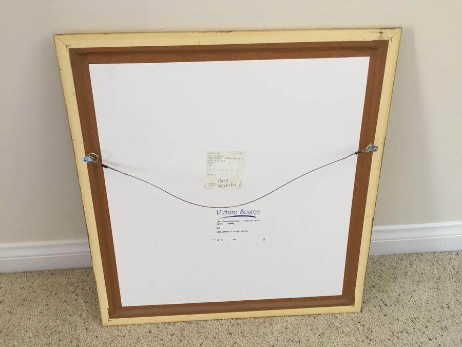 Framed Pair Of Geometric Signed Artwork [Photo 9]