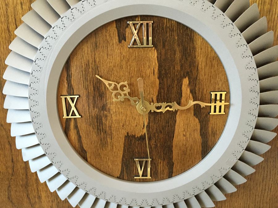 Custom Solar Turbines Company Clock Awarded To Employee [Photo 2]