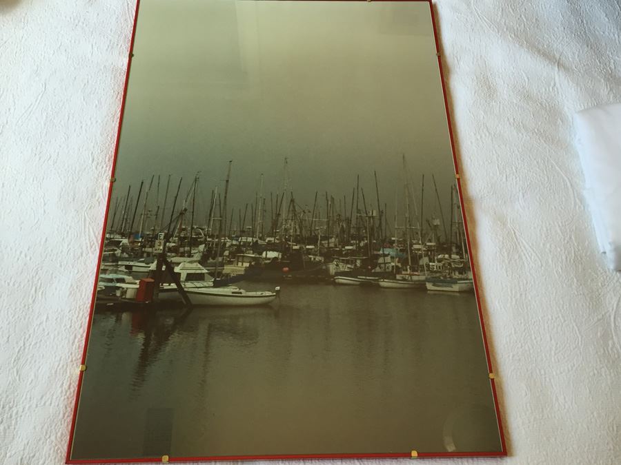 Pair Of Framed Vintage California Coastal Photographs [Photo 1]