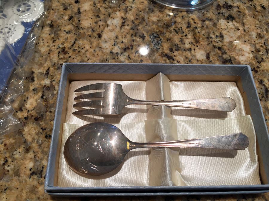 Sterling Silver Fork And Spoon Weighs 26.96g Apx $13 MV [Photo 2]
