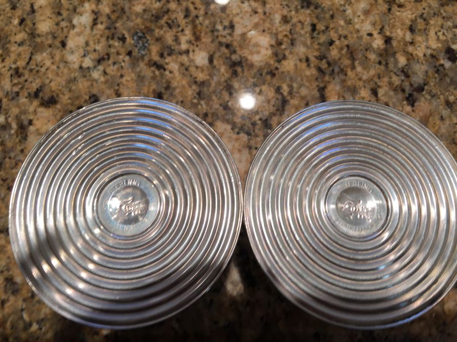 Pair Of Weighted Sterling Silver Candle Holders [Photo 2]