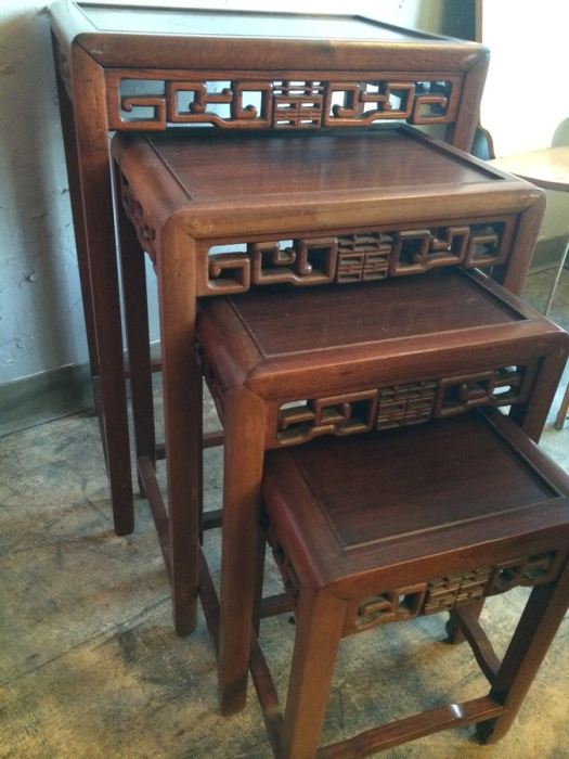 Asian Stacking Tables from Hong Kong [Photo 1]