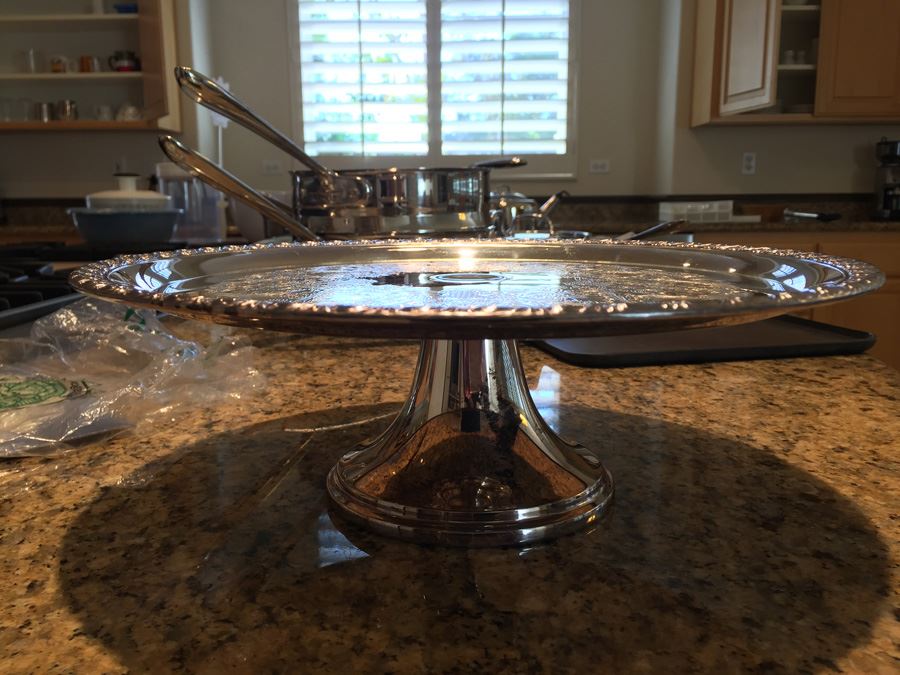 WM Rogers Pedestal Cake Plate Stand [Photo 4]