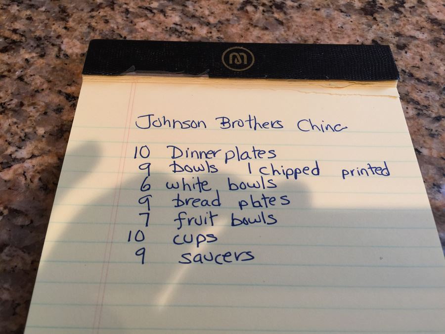 60-Piece Johnson Bros China Set Made In England [Photo 3]