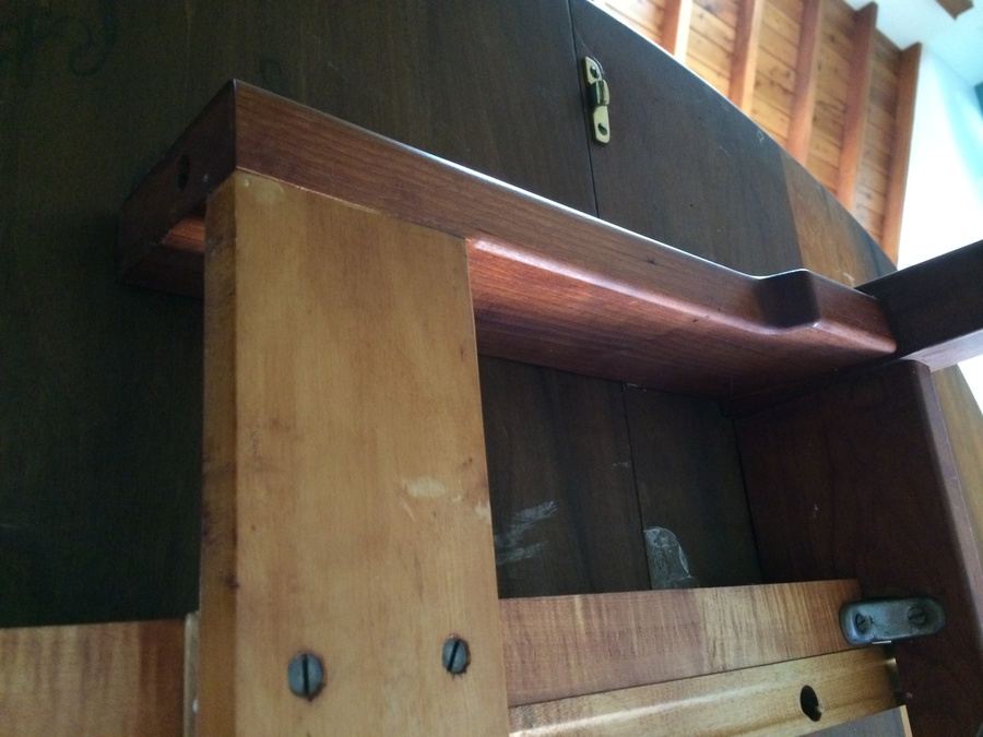 Jens Risom Walnut Dining Table with 6 Chairs and 3 Leaves [Photo 32]