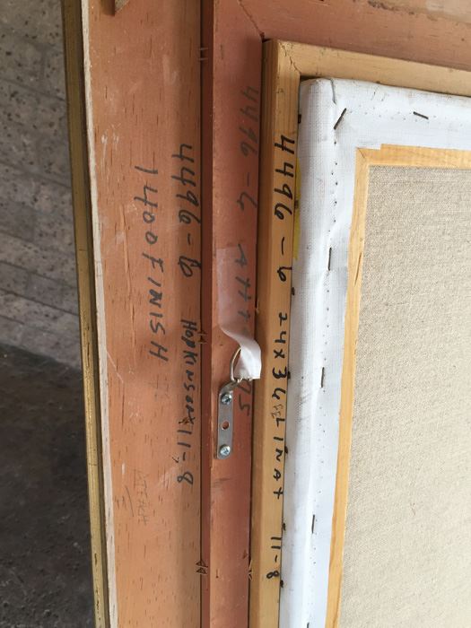 Signed Original Oil Painting Titled 'The Hunters' By Harold Hopkinson (American, 1918 - 2000) [Photo 16]