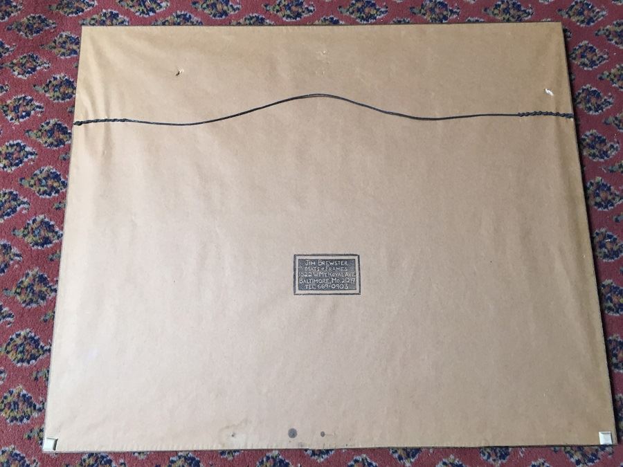 A View Of The Bombardment Of Fort McHenry Near Baltimore Lithographed By A. Hoen & Co From Original Engraving, c.1817 J. Bower [Photo 14]