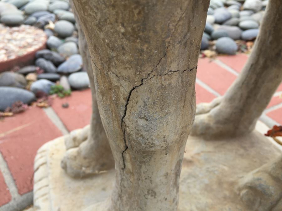 Vintage Cement Camel Garden Plant Stand [Photo 5]