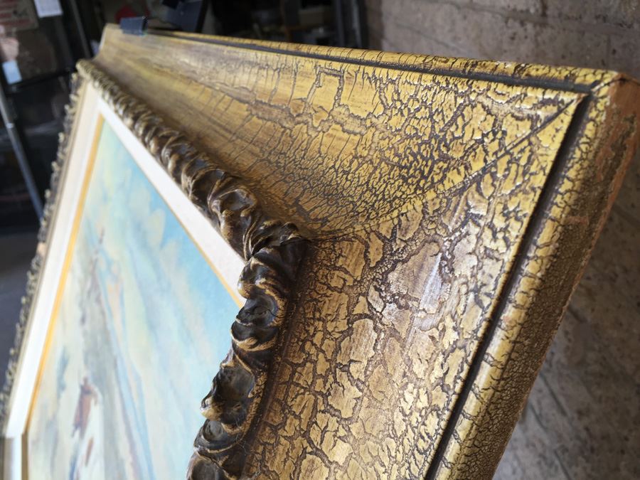 Original Oil Painting Titled 'Defiance' By Ron Crooks (1925 - 2006) Estimate $1,500-$2,500 [Photo 11]