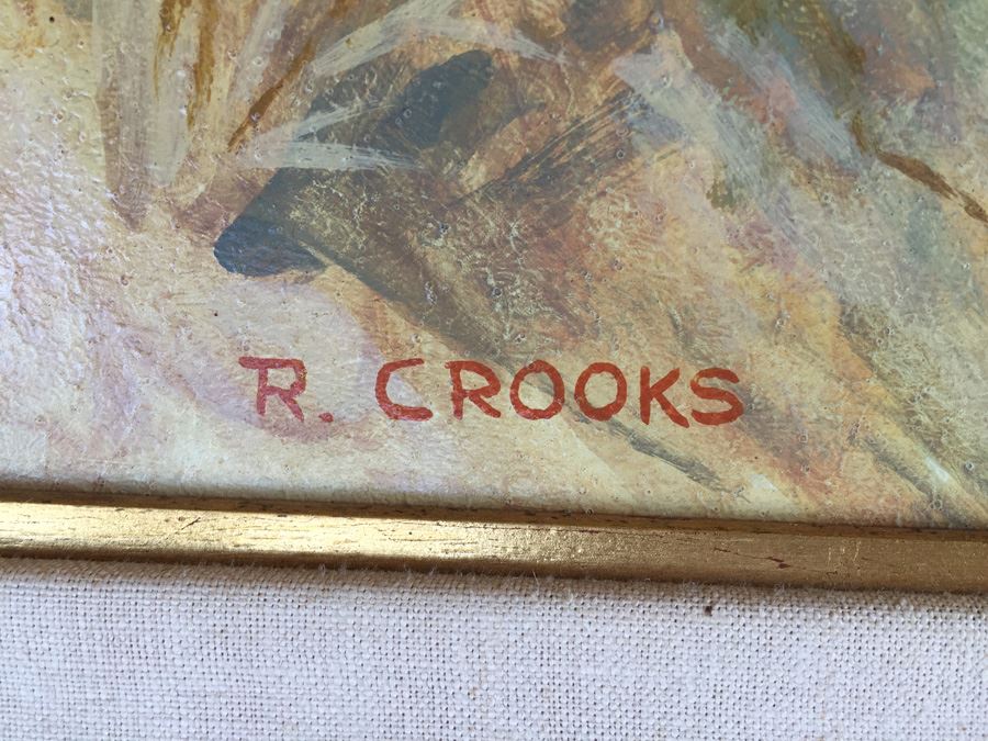 Original Oil Painting Titled 'Defiance' By Ron Crooks (1925 - 2006) Estimate $1,500-$2,500 [Photo 3]