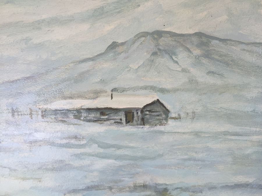 Original Oil Painting Titled 'Need For Shelter' By Ron Crooks (1925 - 2006) Estimate $1,500-$2,500 [Photo 5]