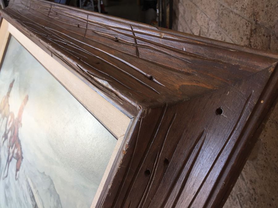 Original Oil Painting Titled 'Need For Shelter' By Ron Crooks (1925 - 2006) Estimate $1,500-$2,500 [Photo 8]