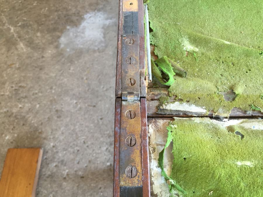 Antique Victorian Old English Pub Game 'Bagatelle' With Hinged Folding Case Estimate $1,400 Restored [Photo 20]