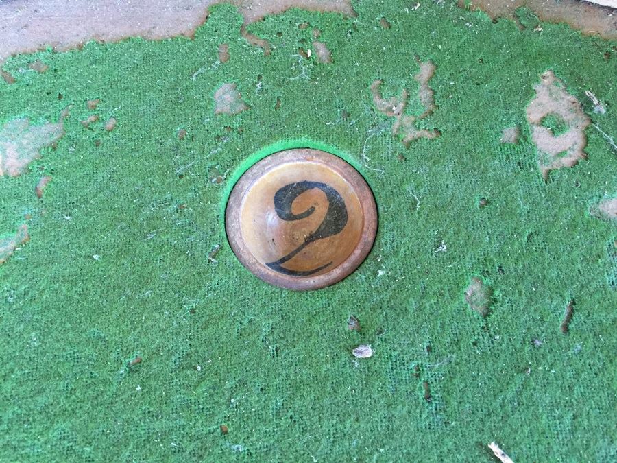 Antique Victorian Old English Pub Game 'Bagatelle' With Hinged Folding Case Estimate $1,400 Restored [Photo 16]