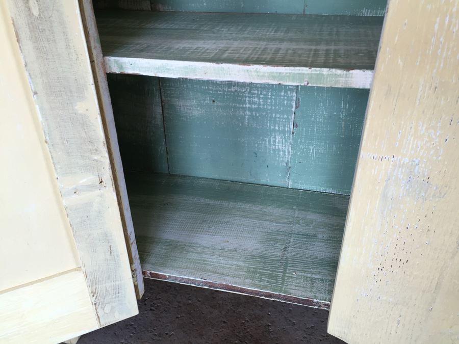 Vintage Shabby Chic Country Cabinet With Doors [Photo 9]