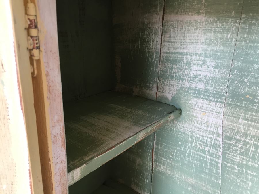 Vintage Shabby Chic Country Cabinet With Doors [Photo 8]