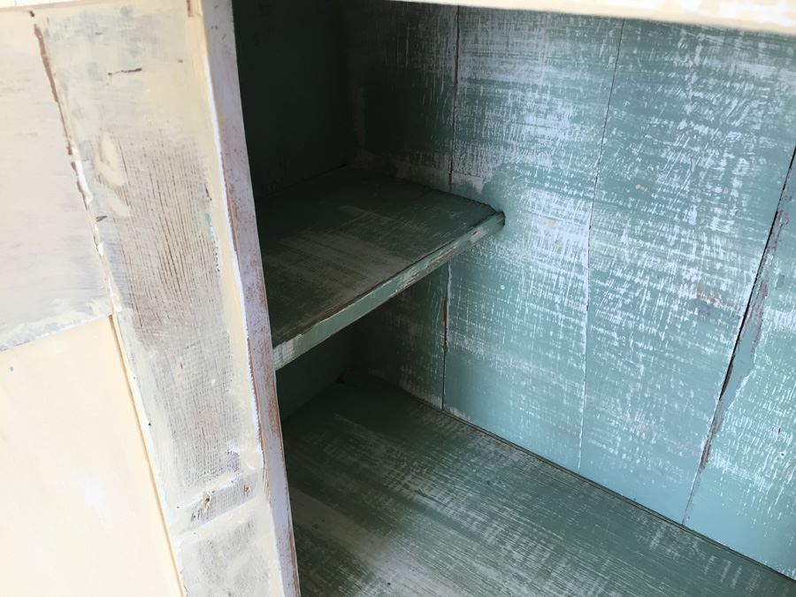 Vintage Shabby Chic Country Cabinet With Doors [Photo 14]