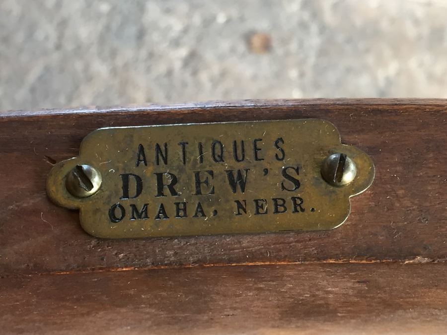 Beautiful Vintage Dining Table With Parquet Top And Four Stunning Upholsted Dining Room Chairs In Excellent Condition Estimate $1,400 [Photo 3]