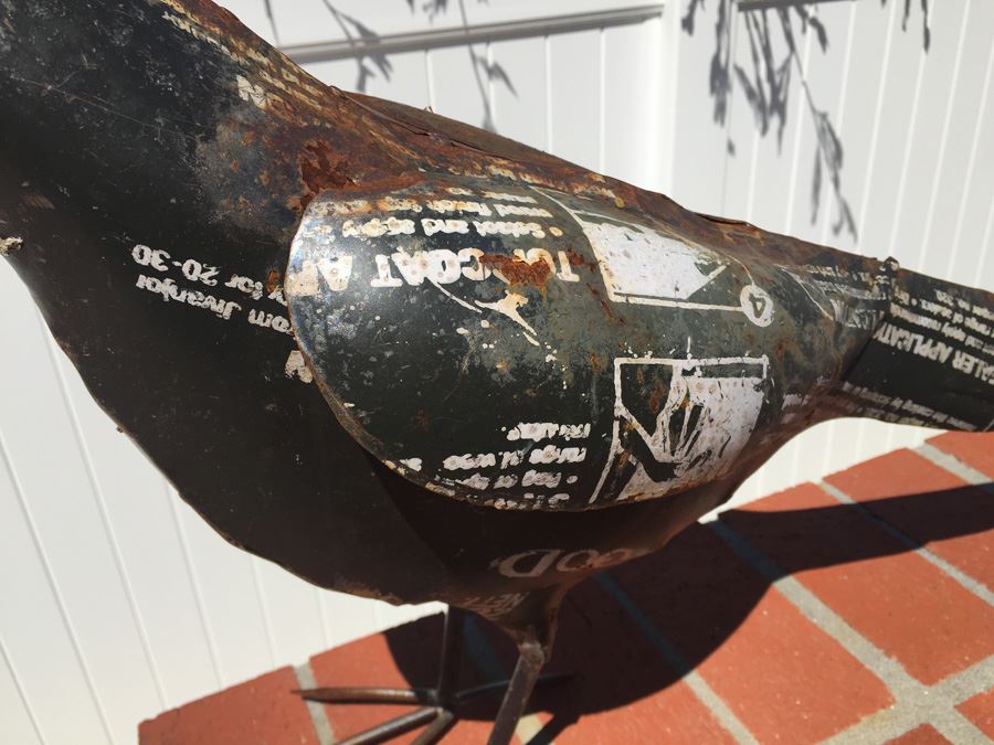 Metal Crow Sculpture [Photo 3]