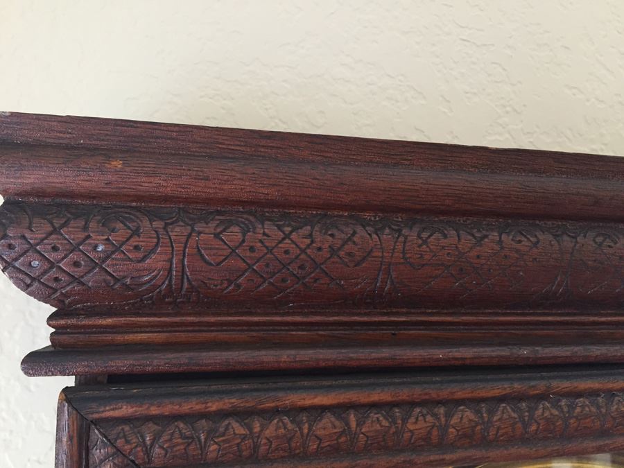 Antique Sessions Regulator Wall Clock Working And In Great Condition 17 1/2' x 34' [Photo 2]