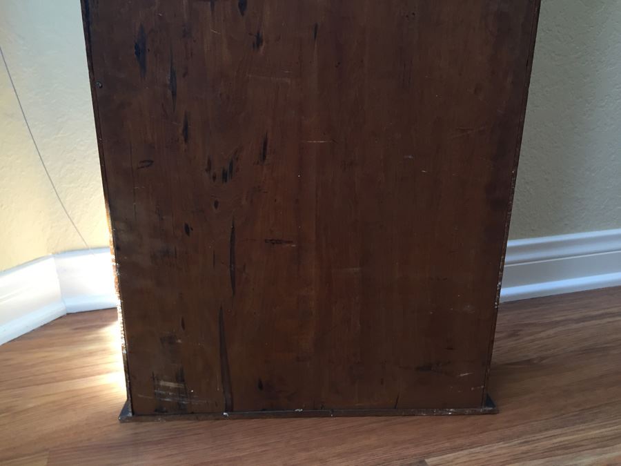 Antique Sessions Regulator Wall Clock Working And In Great Condition 17 1/2' x 34' [Photo 17]