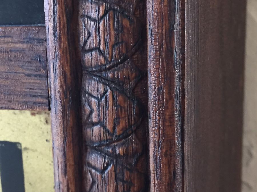 Antique Sessions Regulator Wall Clock Working And In Great Condition 17 1/2' x 34' [Photo 7]