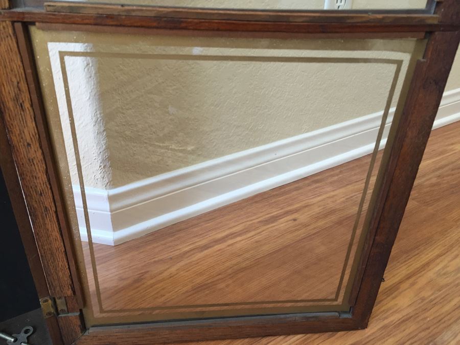 Antique Sessions Regulator Wall Clock Working And In Great Condition 17 1/2' x 34' [Photo 15]