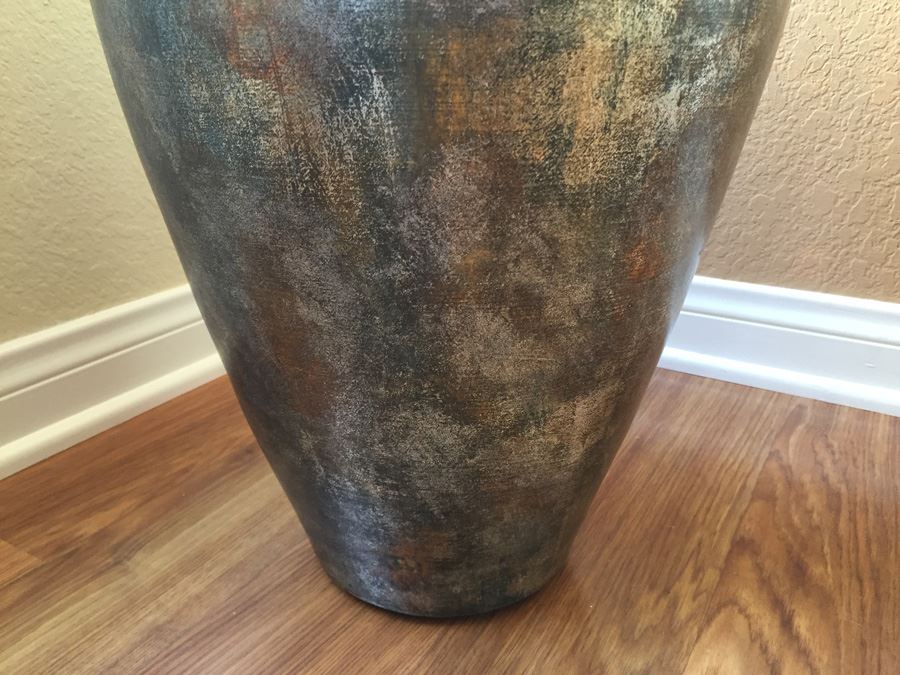 Large Decorative Vase With Artificial Flowers 28.5' Tall [Photo 6]