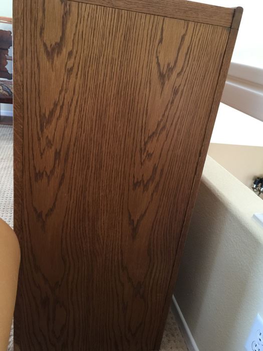 3-Drawer Wooden Filing Cabinet [Photo 8]