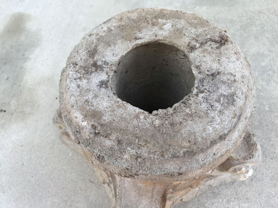 Garden Cement Plant Stand [Photo 4]