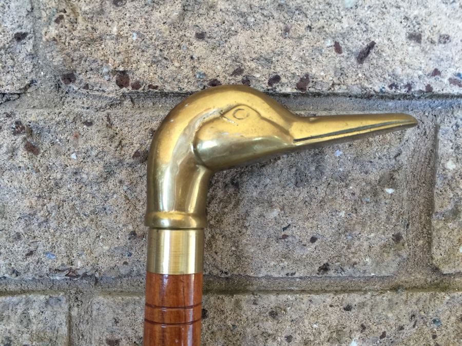 Brass Duck Handle Umbrella [Photo 4]