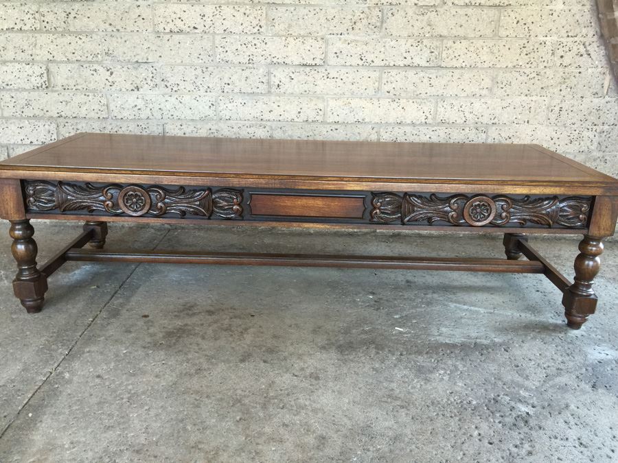 Vintage LANE Ornate Bench [Photo 1]