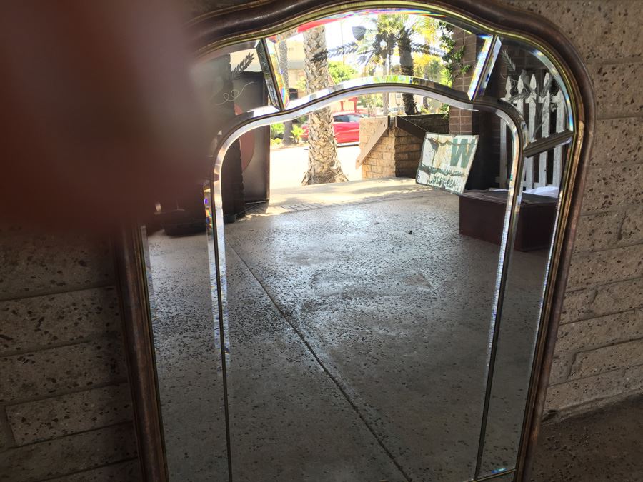 Beautifully Etched And Beveled Mirror Made In Italy [Photo 10]